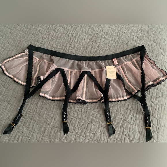 Agent provocateur mesh/lace garter skirt NWT size 2 - Picture 3 of 8